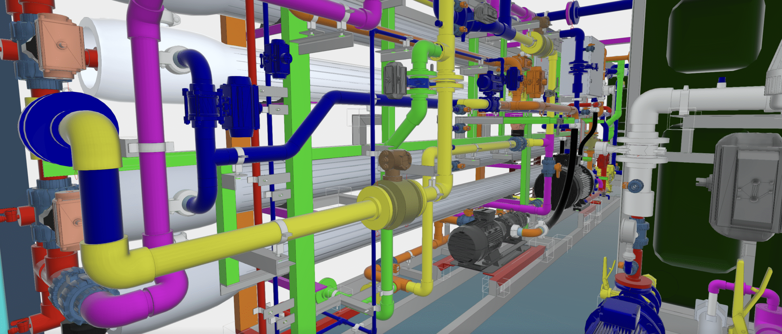 3D Interior contenedor